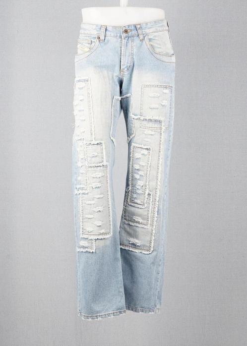 Vintage Baggy Cipo & Baxx Blue size 33 / 34, Kleding | Heren, Spijkerbroeken en Jeans, Ophalen of Verzenden