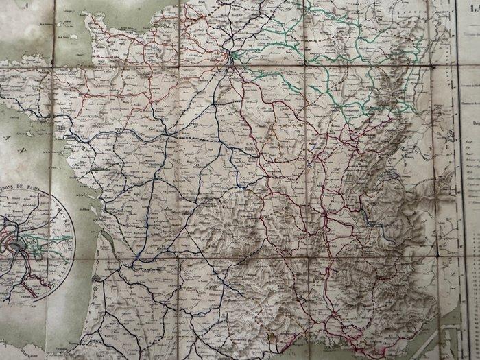 Frankrijk - Frankrijk; Imprimerie Lemercier / Bureau des, Boeken, Atlassen en Landkaarten