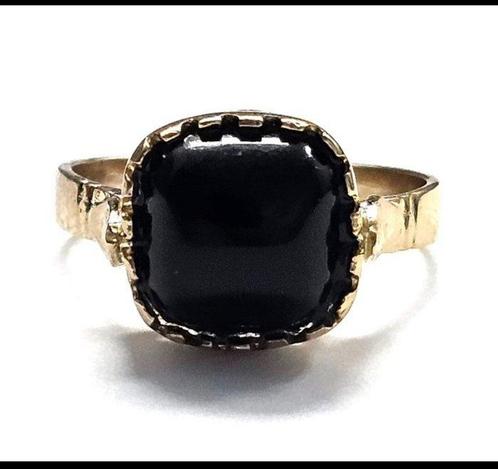 Sans Prix de Réserve - Bague amulette - 9 carats Or jaune -, Handtassen en Accessoires, Antieke sieraden