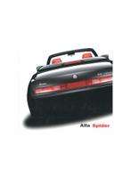 2001 ALFA ROMEO SPIDER BROCHURE DUITS, Boeken, Ophalen of Verzenden, Nieuw