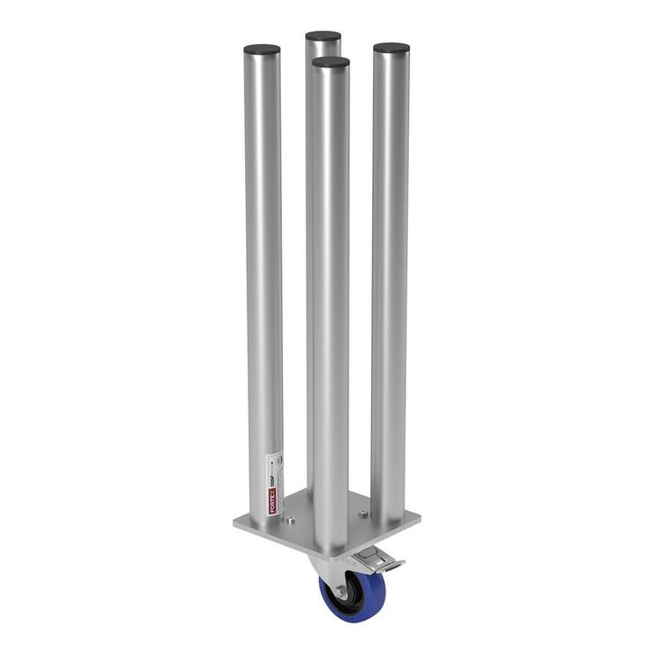 FORTEX STAGE750 Quattro poot met zwenkwiel/rem podiumhoogte, Musique & Instruments, Lumières & Lasers, Envoi