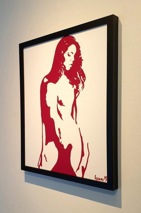 Liesens - Beauty ( handpainted on canvas), Antiek en Kunst, Kunst | Schilderijen | Modern