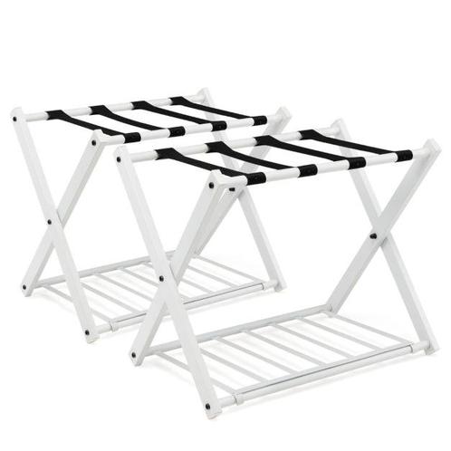 Tweedekans | Set van 2 Kofferstandaards Opvouwbare, Handtassen en Accessoires, Koffers, Ophalen of Verzenden
