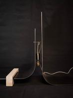 DARK atelier - Lamp - BOTSNING 2.1 - IJzer, Travertijn