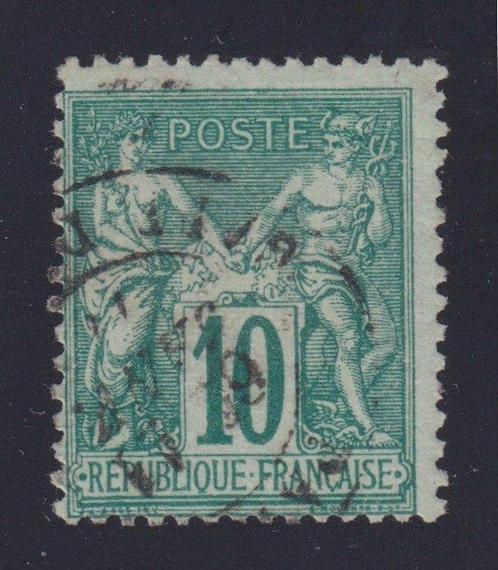 Frankrijk 1876 - Sages Type I, N° 76 oblitère met, Postzegels en Munten, Postzegels | Europa | Frankrijk