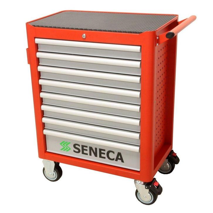 Gereedschapswagen seneca 8 lades rood, Bricolage & Construction, Outillage | Soudeuses, Enlèvement ou Envoi