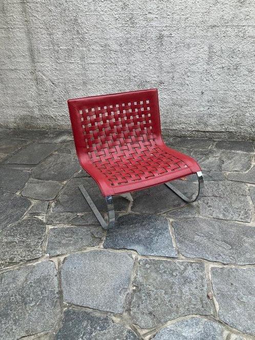 Fasem - Fauteuil - OMies - Staal, leer, Antiek en Kunst, Kunst | Designobjecten