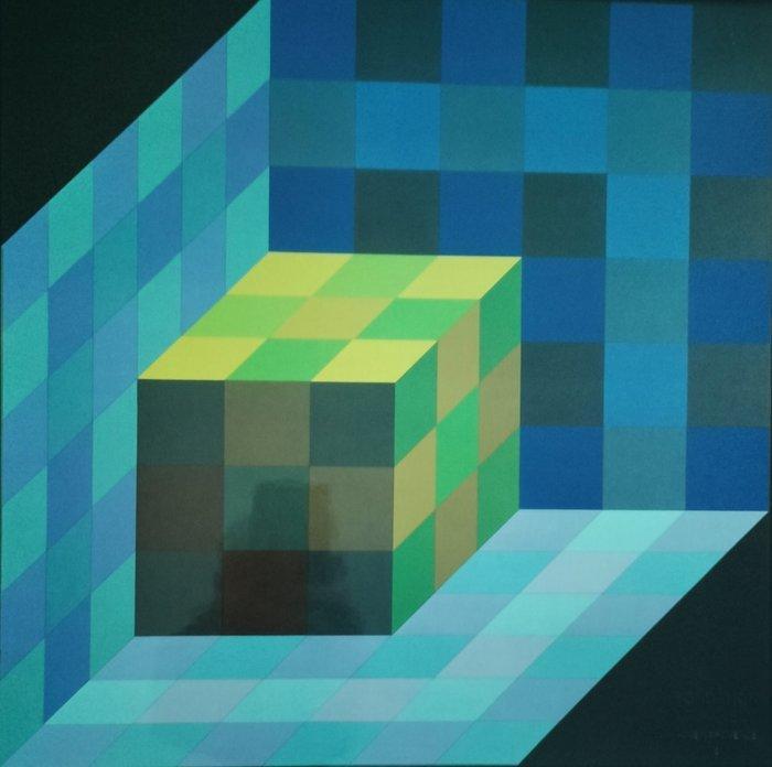 Victor Vasarely (1906-1997) - Tridim - C, Antiek en Kunst, Antiek | Overige Antiek