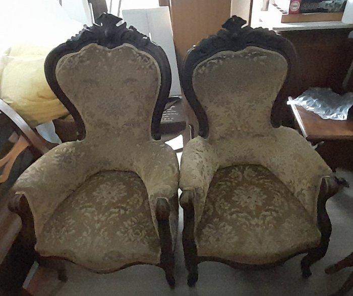 Fauteuil (2) - Bois, Antiquités & Art, Antiquités | Autres Antiquités