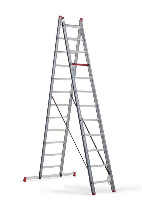 Altrex 2-delige reformladder Atlantis 2×12 sporten, Doe-het-zelf en Bouw, Ladders en Trappen, Ladder, Nieuw, 4 meter of meer, Ophalen of Verzenden