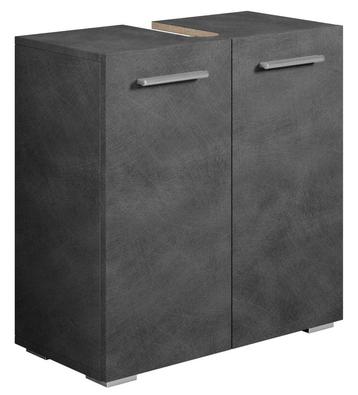 Wastafelkast Jupiter 60 x 30 x 60 cm Donker Grijs, Verzenden