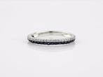 Ring - 14 karaat Witgoud - 0.35ct. tw. Saffier - Diamant, Nieuw