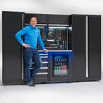 Datona Werkplaatsinrichting PREMIUM RVS werkblad met, Doe-het-zelf en Bouw, Ophalen of Verzenden, Nieuw