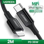 UGREEN MFi Lightning naar USB C / USB-C / USB Type C Male..., Informatique & Logiciels, Verzenden