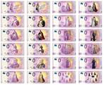 Nederland. 0 Euro biljetten 2020 Vorsten van Nederland