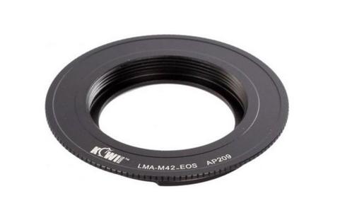 Kiwi LMA-M42-EOS lens mount filter, TV, Hi-fi & Vidéo, Matériel d'optique| Jumelles, Comme neuf, Enlèvement ou Envoi
