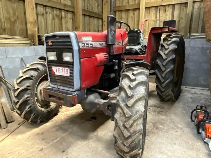 1986 Massey-Ferguson 355 4WD landbouwtractor, Zakelijke goederen, Landbouw | Tractoren