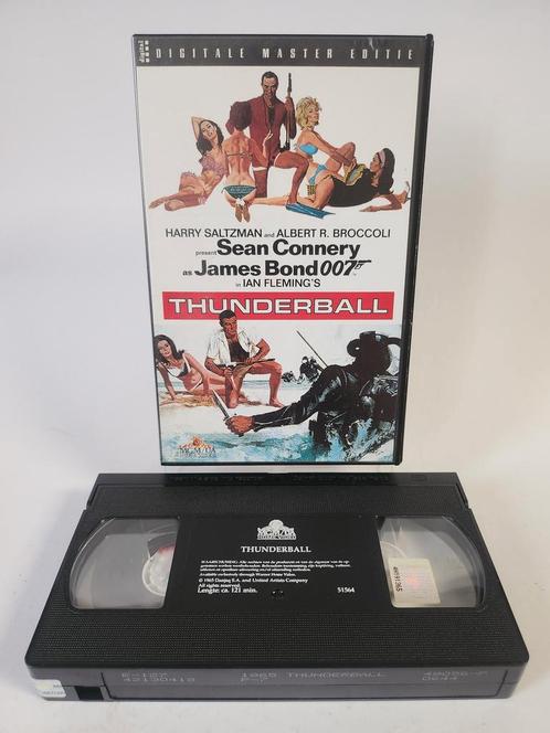 007 James Bond: Thunderball VHS, Cd's en Dvd's, VHS | Film, Zo goed als nieuw, Ophalen of Verzenden
