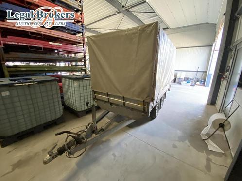 QACP247 – TWINS TRAILER Dubbelas geremd –, Zakelijke goederen, Machines en Bouw | Transport, Ophalen of Verzenden