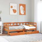 vidaXL Slaapbank met lades zonder matras 90x190 cm hout, Verzenden, Nieuw