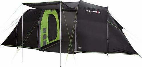 High Peak Tauris 4 Tunneltent - Donkergrijs - 4 Persoons, Caravans en Kamperen, Tenten, Nieuw, Verzenden