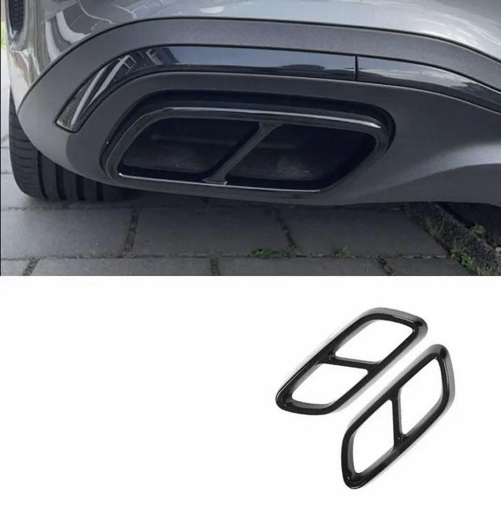 Uitlaat trim lijsten cover geschikt voor Mercedes C Klasse W, Auto-onderdelen, Overige Auto-onderdelen, Nieuw, Mercedes-Benz, Ophalen of Verzenden