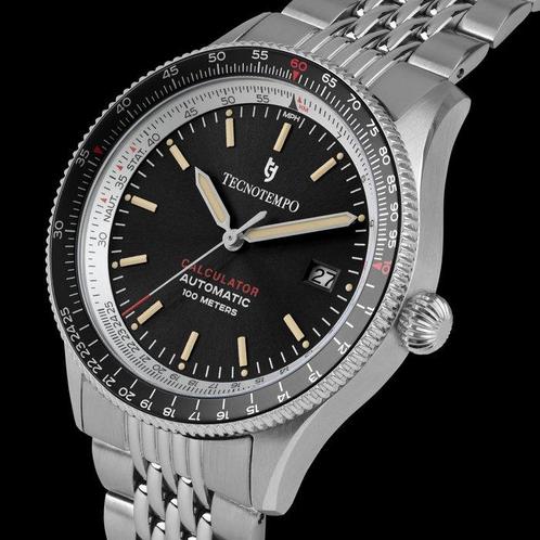 Tecnotempo - Automatic -  Calculator - Limited Edition, Handtassen en Accessoires, Horloges | Heren