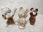 Verzameling beeldjes. Olympische beren. 3 stuks. Keramiek., Verzamelen, Nieuw