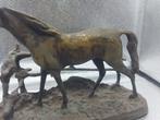 Sculpture, Cheval a la Barriere (Djinn), after Pierre-Jules, Antiek en Kunst, Antiek | Keramiek en Aardewerk