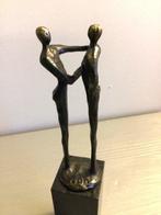 Corry Ammerlaan - sculptuur, “ Dank ! “ - 18 cm - Legering, Antiek en Kunst