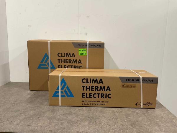 Veiling - 2x Airco split 5,3kW met wifi 18.000 BTU tot 55m², Elektronische apparatuur, Airco's