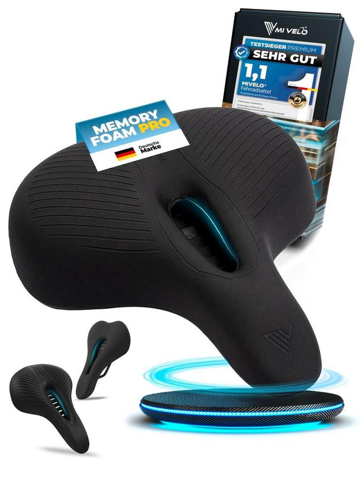 2dekans | Mivelo fietszadel comfortabel & ergonomisch met, Fietsen en Brommers, Fietsaccessoires | Overige Fietsaccessoires, Ophalen of Verzenden