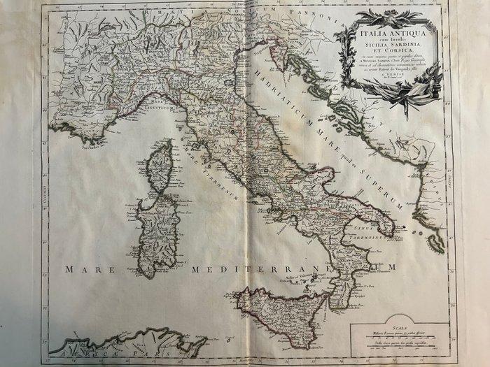 Italië - Historisch-geografische kaart van Italië //, Boeken, Atlassen en Landkaarten
