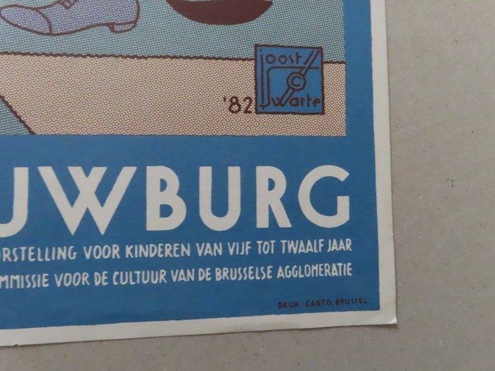 Joost Swarte - 1 Affiche - Beursschouwburg Brussel - Elke, Boeken, Strips | Comics