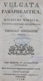 Wilhelmo Wilhelm - Vulgata Paraphrastica A Wilhelmo Wilhelm, Antiquités & Art