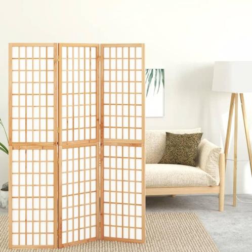 vidaXL Kamerscherm inklapbaar 3 panelen Japanse stijl, Huis en Inrichting, Woonaccessoires | Overige, Nieuw, Verzenden