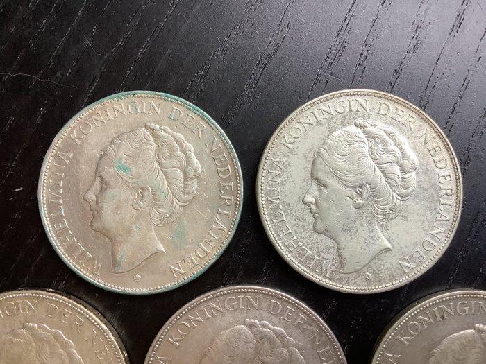 Nederland. Wilhelmina. 2 1/2 Gulden 1929-1940 (Zonder, Postzegels en Munten, Munten | Nederland