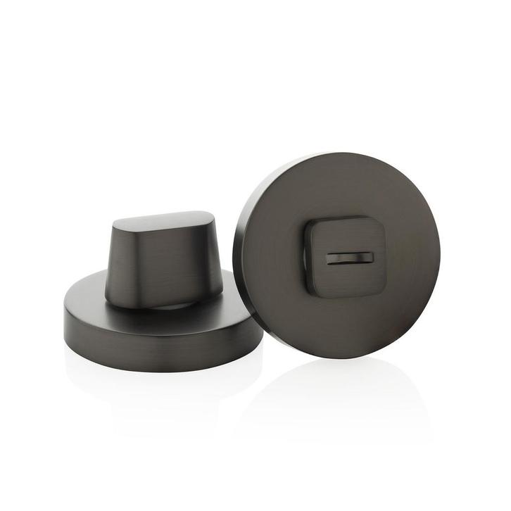 Antraciet grijs wc slot Luxor rond, Doe-het-zelf en Bouw, Hang- en Sluitwerk, Slot, Nieuw, Overige materialen, Ophalen of Verzenden