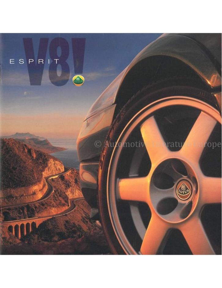 1997 LOTUS ESPRIT V8 BROCHURE FRANS, Boeken, Auto's | Folders en Tijdschriften, Ophalen of Verzenden