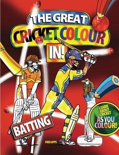 the great cricket colour in: batting (cricket colouring, Livres, Livres Autre, Envoi