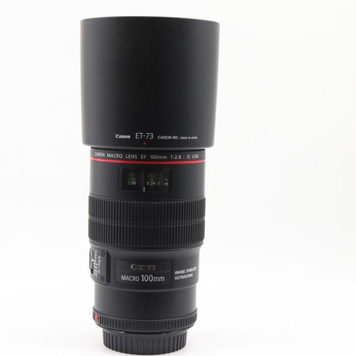 Canon EF 100mm F/2.8 L IS USM Macro | Tweedehands, Audio, Tv en Foto, Foto | Lenzen en Objectieven, Zo goed als nieuw, Verzenden