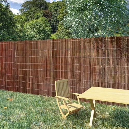 vidaXL Clôture en saule 5x1 m, Jardin & Terrasse, Clôtures de jardin, Neuf, Envoi