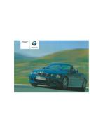 2005 BMW M3 CABRIOLET INSTRUCTIEBOEKJE DUITS, Auto diversen, Handleidingen en Instructieboekjes