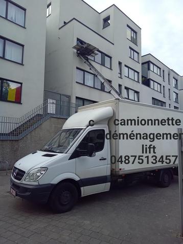 Camionnette lift déménagement déménageurs