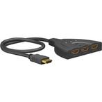 HDMI switch | Goobay | 3-poorts (4K@30Hz, HDCP), Audio, Tv en Foto, Verzenden, Nieuw