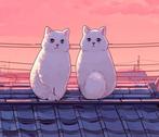 Hana Noé - Chubby Cats on Roof