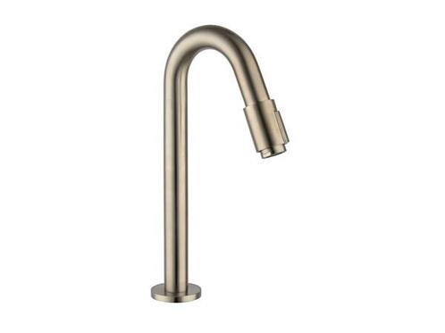 Veiling - Alterna tapkraan staand 27cm Piccolo geborsteld ni, Doe-het-zelf en Bouw, Sanitair, Nieuw