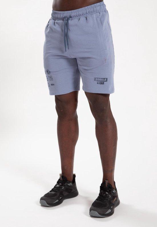 2dekans | Gorilla Wear Lopez Shorts - Stonewash Blauw - 3XL, Kleding | Dames, Sportkleding, Ophalen of Verzenden