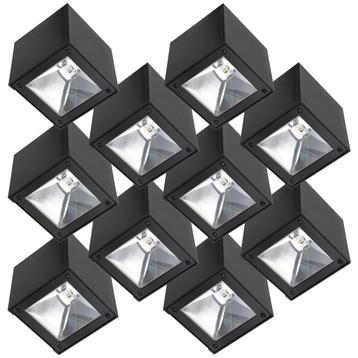 Buitenverlichting zonne-energie Set 10 stuks LED Solar Cube