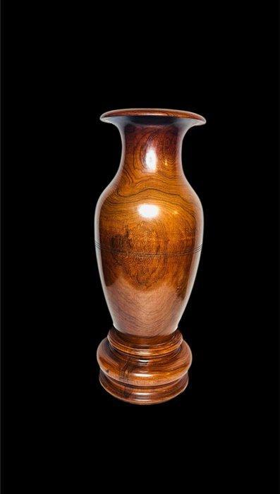 Vaas - Hout - Grote vaas van natuurlijk hout, Antiek en Kunst, Curiosa en Brocante